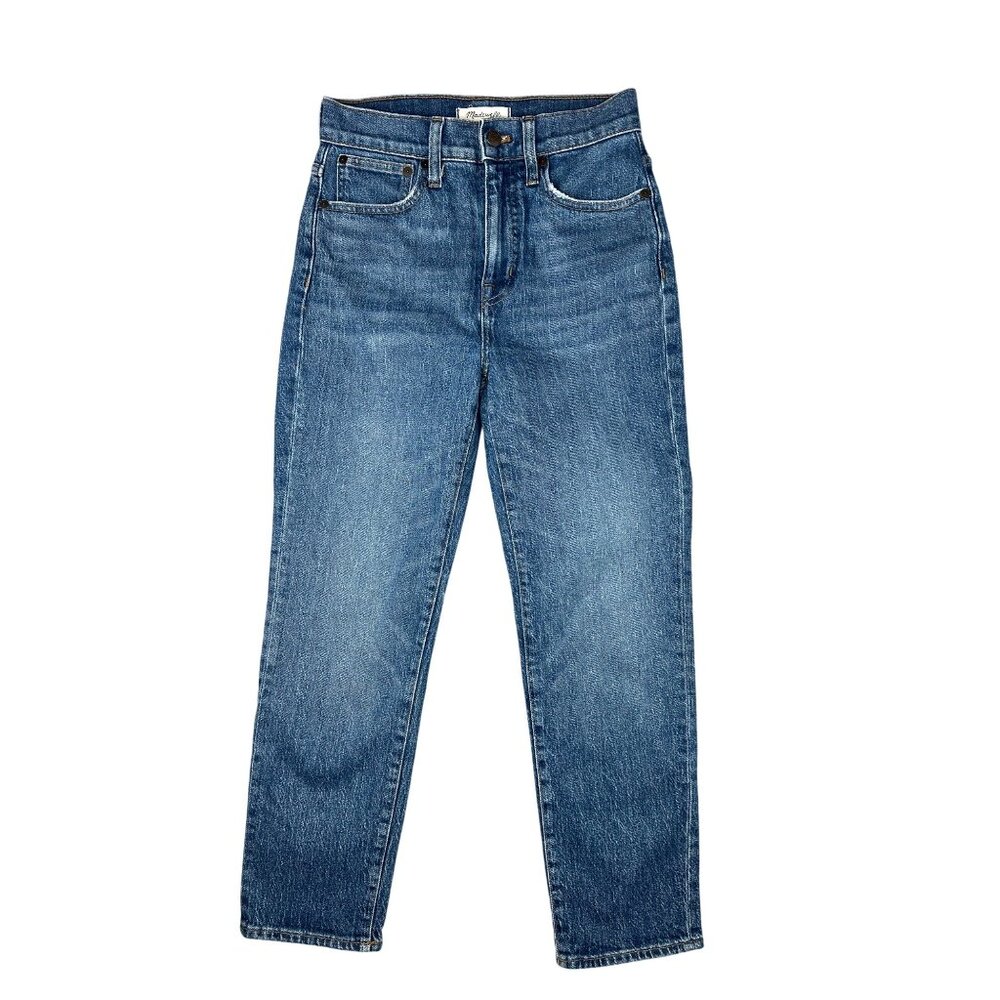 Madewell Womens Classic Straight Jeans Size 24 Blue Denim Fair Trade Certified